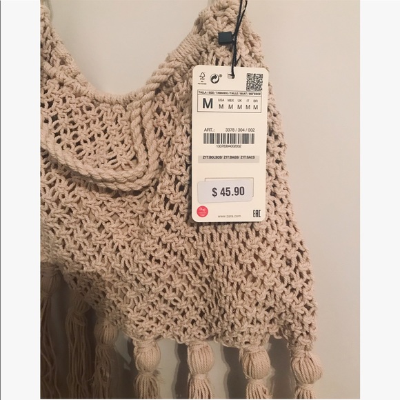 NEW Zara woven, hand made bag. Sold out in stores! - Picture 2 of 3